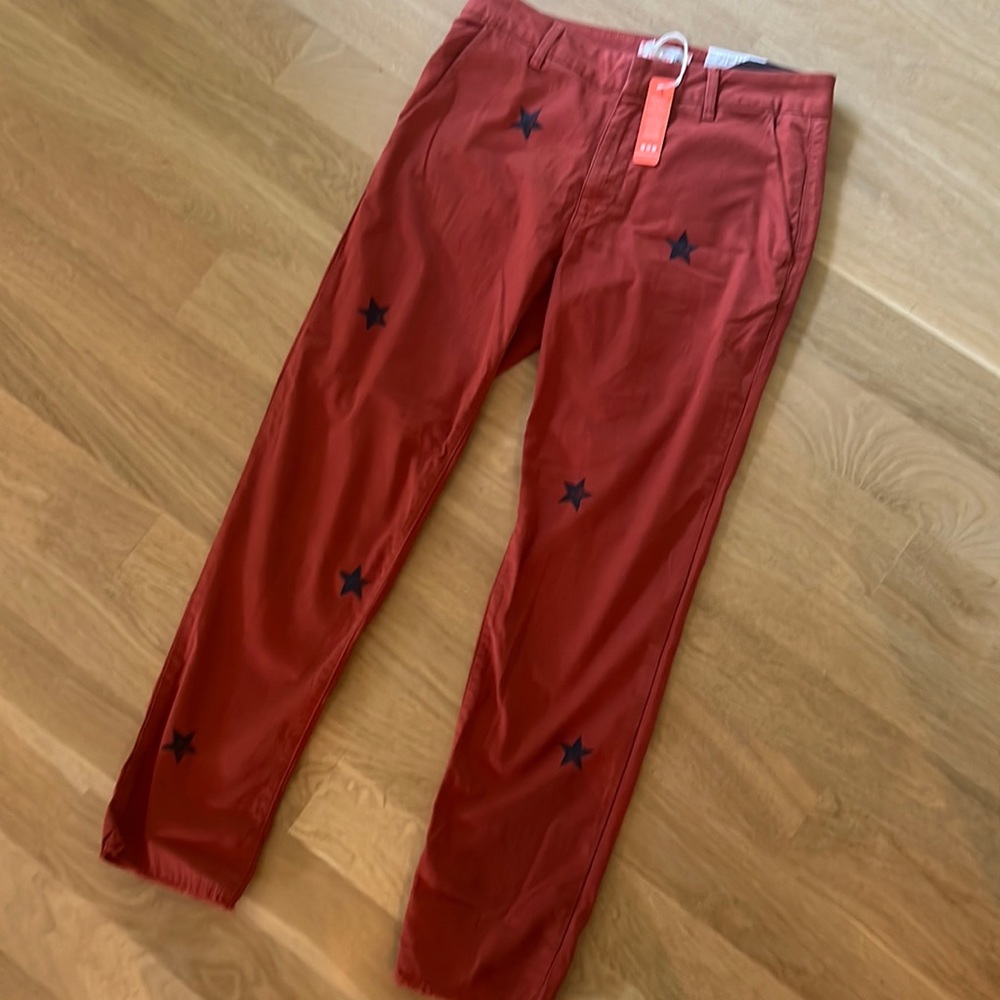Sundry NWT Star Pants Distressed Hem 26